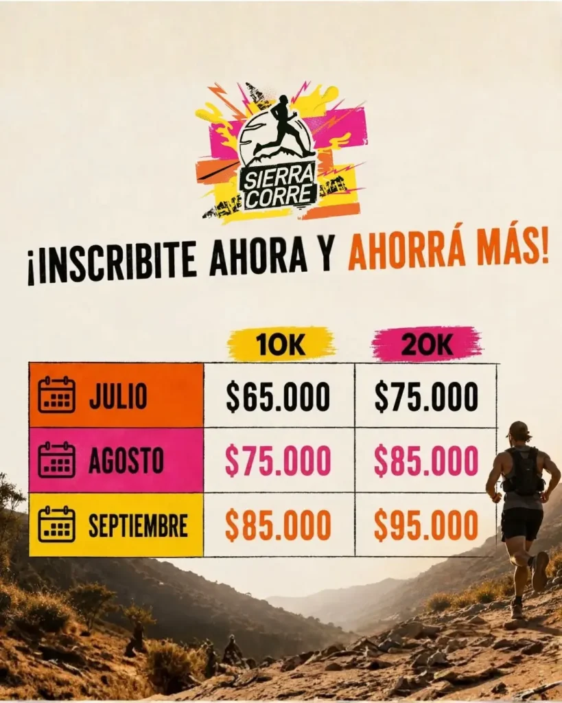 Sierra Corre 2026 Largada